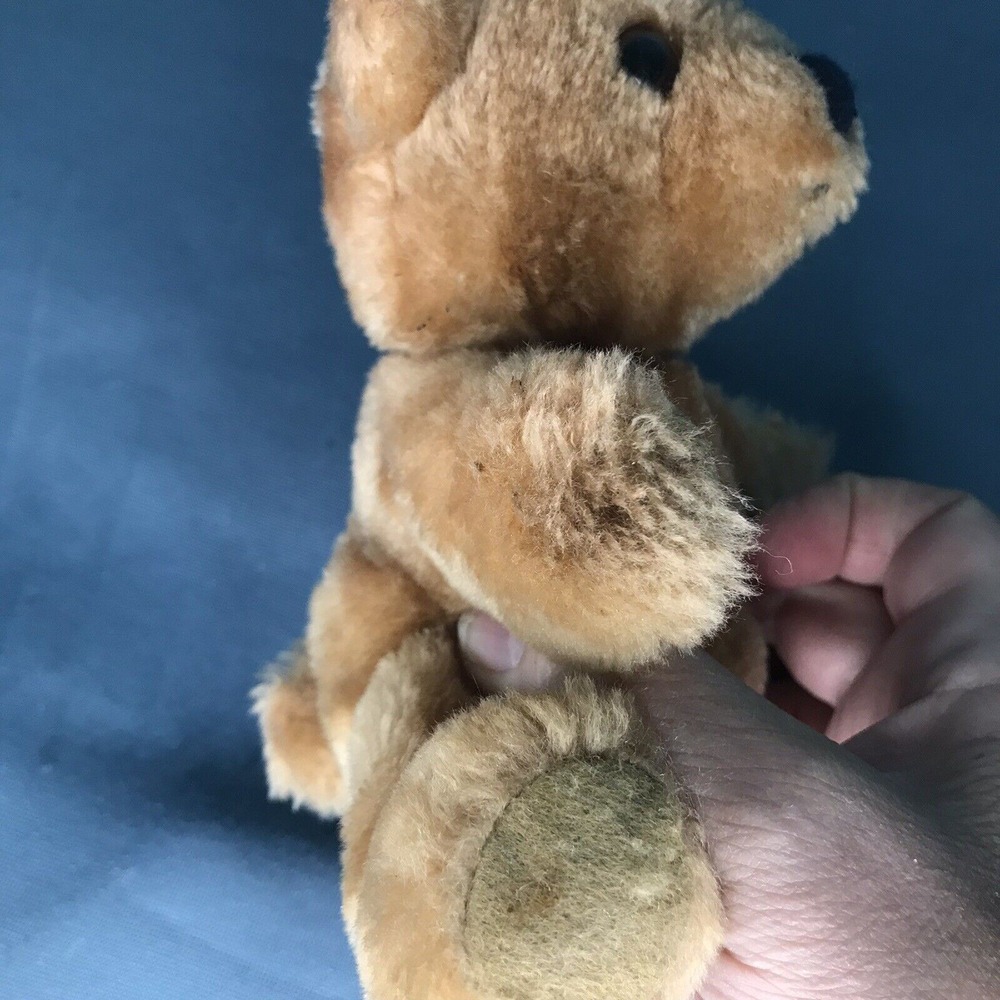 Vintage 1981 Dakin Dark Brown 8" Teddy Bear Plush Stuffed Animal Tags‎ - Picture 7 of 7
